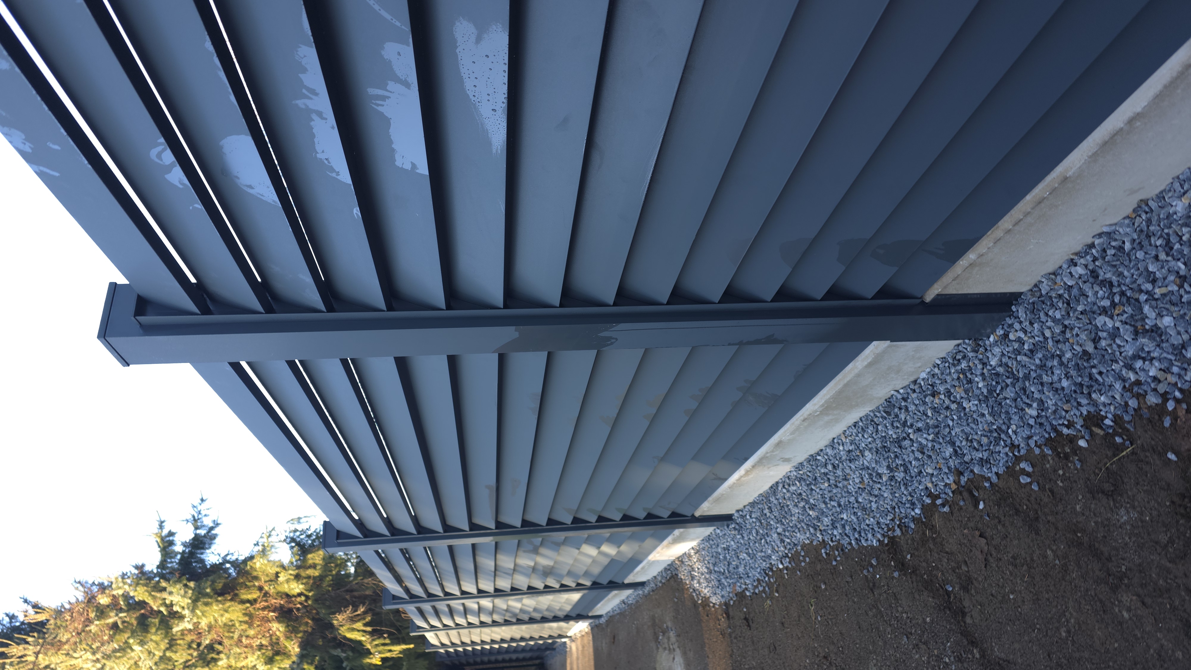 Gratwein – Alu-Zaun Modell PLUTO in Anthrazit