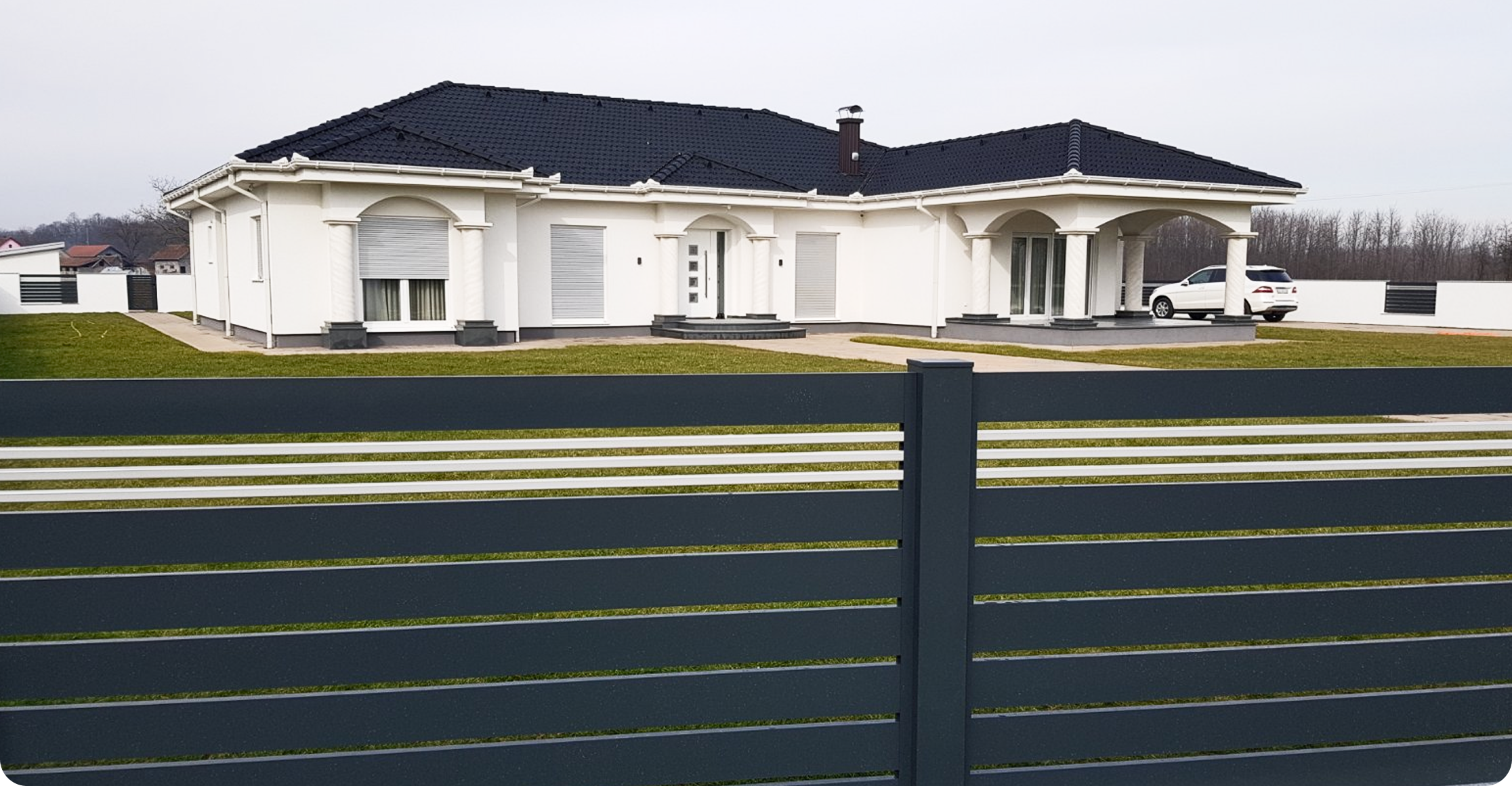 neuer Zaun, neues Haus Icon Image